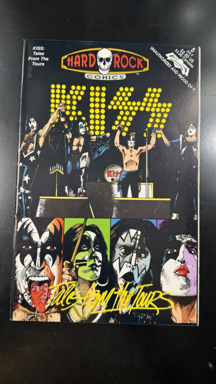 Hard Rock #5 KISS Tales From The Tours 1st Print Revolutionary 1992 Nice Copy Hard Rock #5 KISS Tales From The Tours 1st Print Revolutionary 1992 Nice Copy