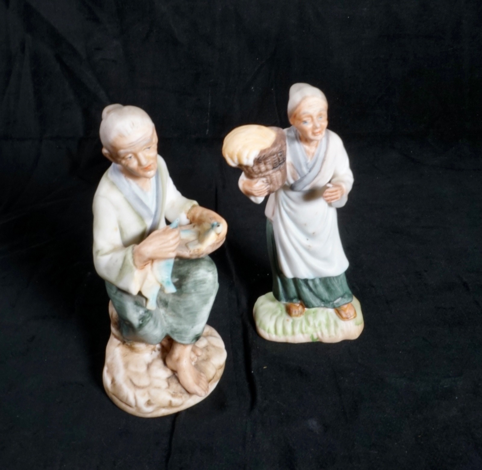 Vintage Napcoware Japanese Elderly Figures (G2H)