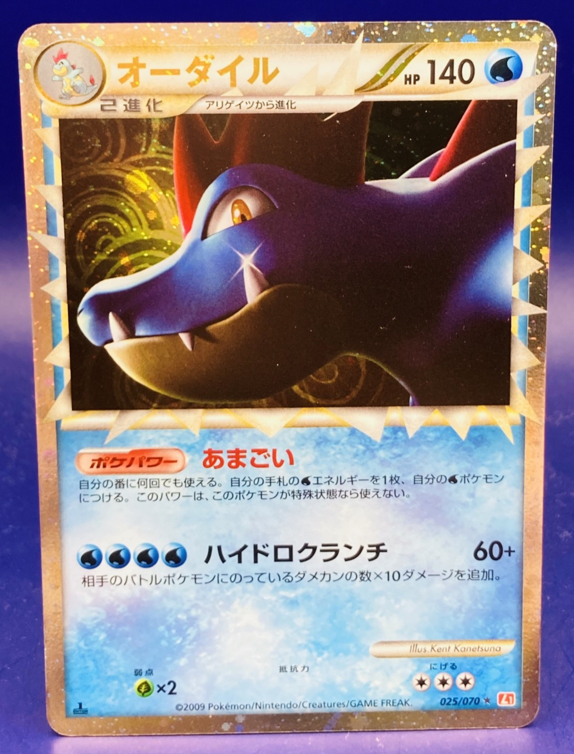 Feraligatr 1st edition 025/070 2009 Pokemon TCG Nintendo MADE IN JAPAN F/S