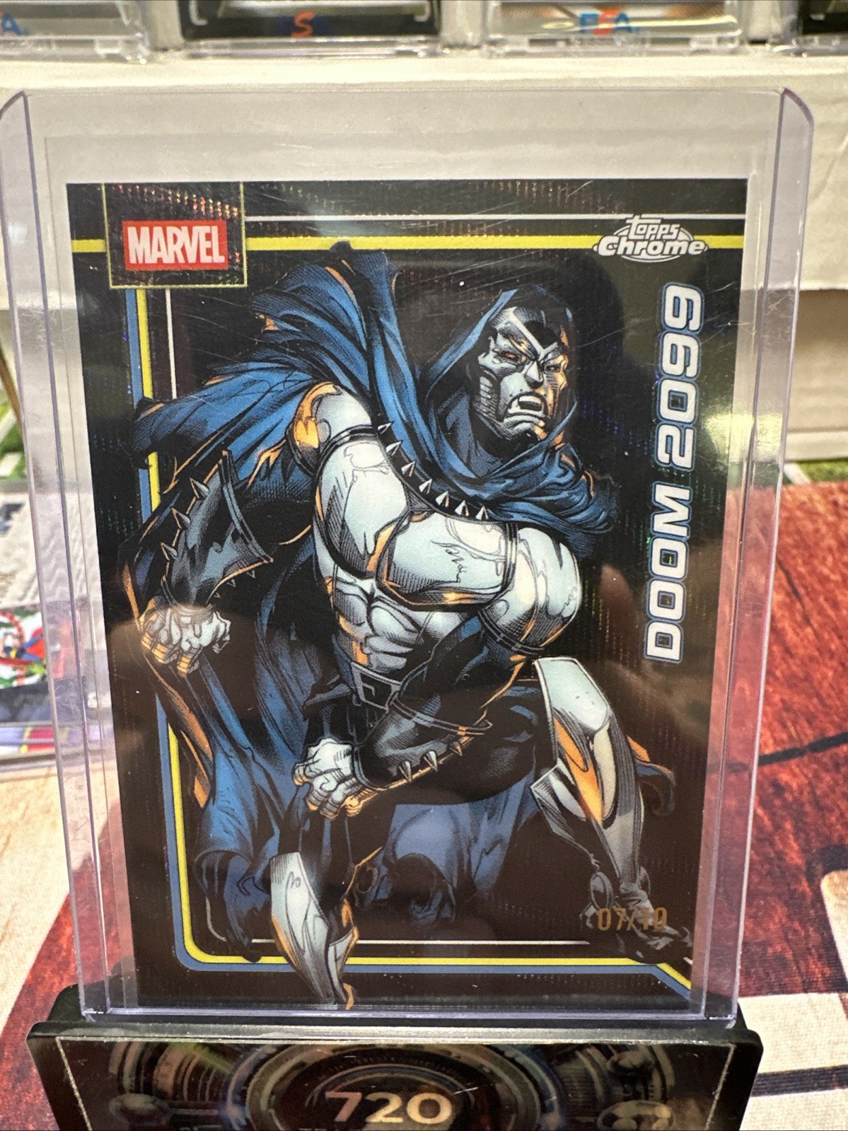 2026 Topps Chrome Marvel Comics, Doom 2099 #112 Black Refractor /10 2026 Topps Chrome Marvel Comics, Doom 2099 #112 Black Refractor /10