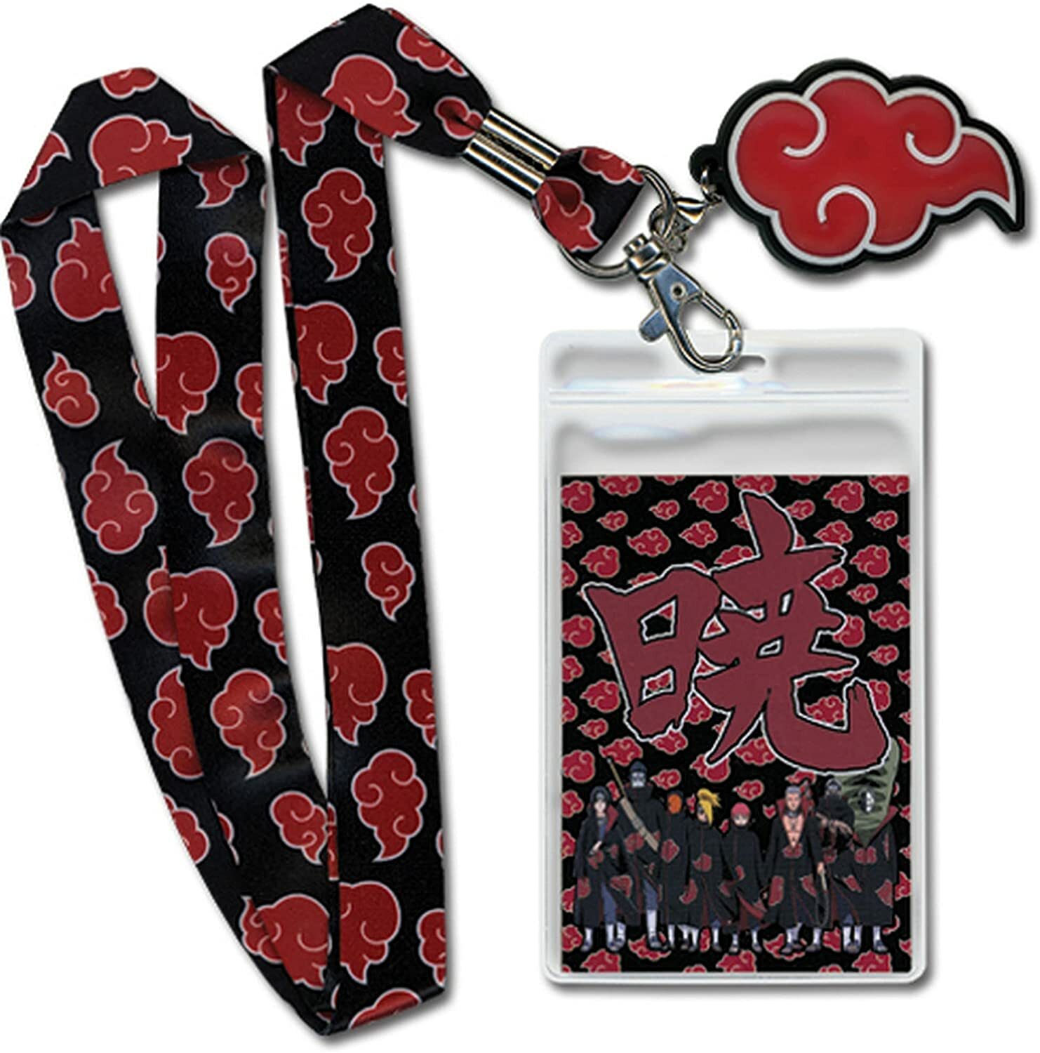 *Legit* Naruto Shippuden Akatsuki Toy Gift Badge ID Holder Charm Lanyard #82581 *Legit* Naruto Shippuden Akatsuki Toy Gift Badge ID Holder Charm Lanyard #82581