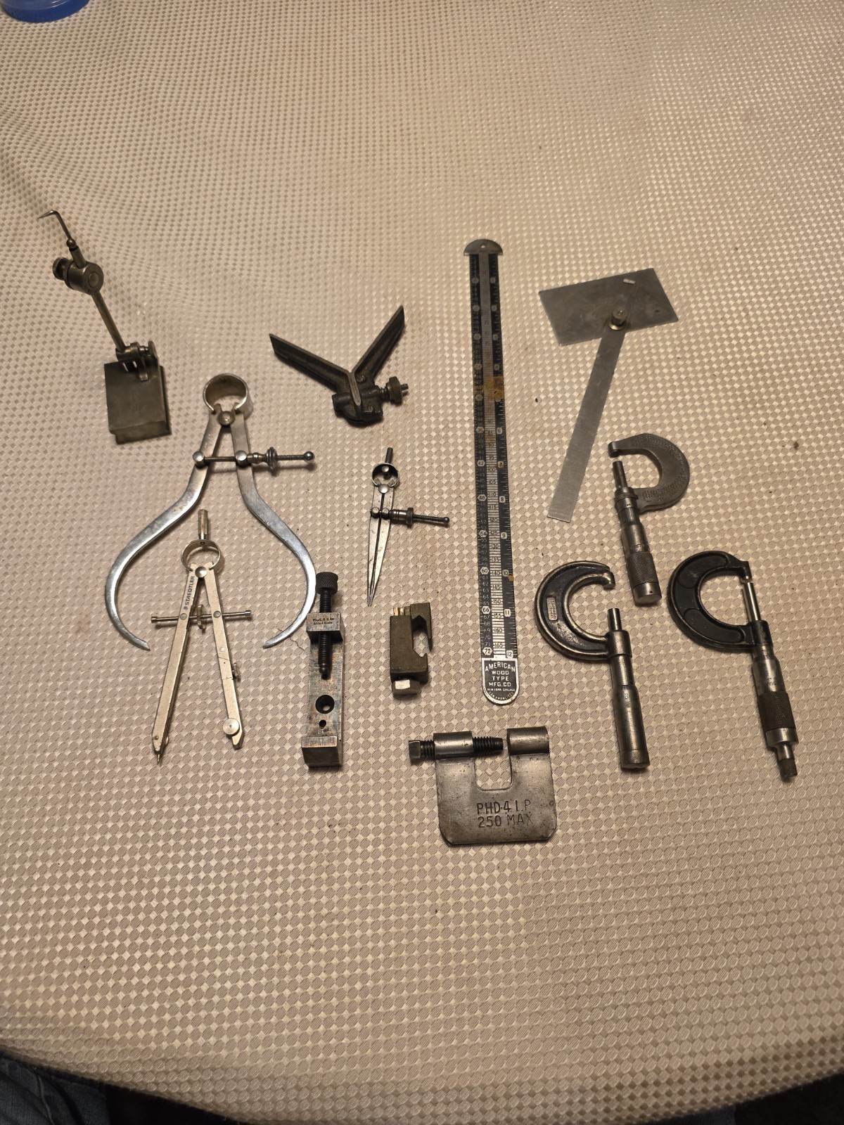 MACHINIST Mixed Tos Lot Gauges Indicators, Calipers, Rules ☆US
