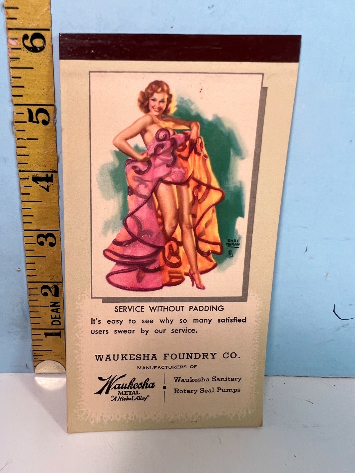 1950 Earl Moran Pinup Notebook 