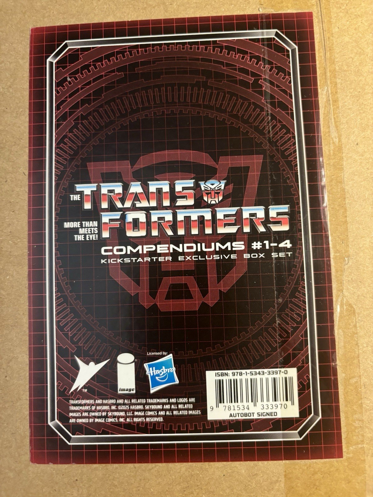 Transformers Til All Are One Autobot Kickstarter Signed Compendium Box Set NEW Transformers Til All Are One Autobot Kickstarter Signed Compendium Box Set NEW