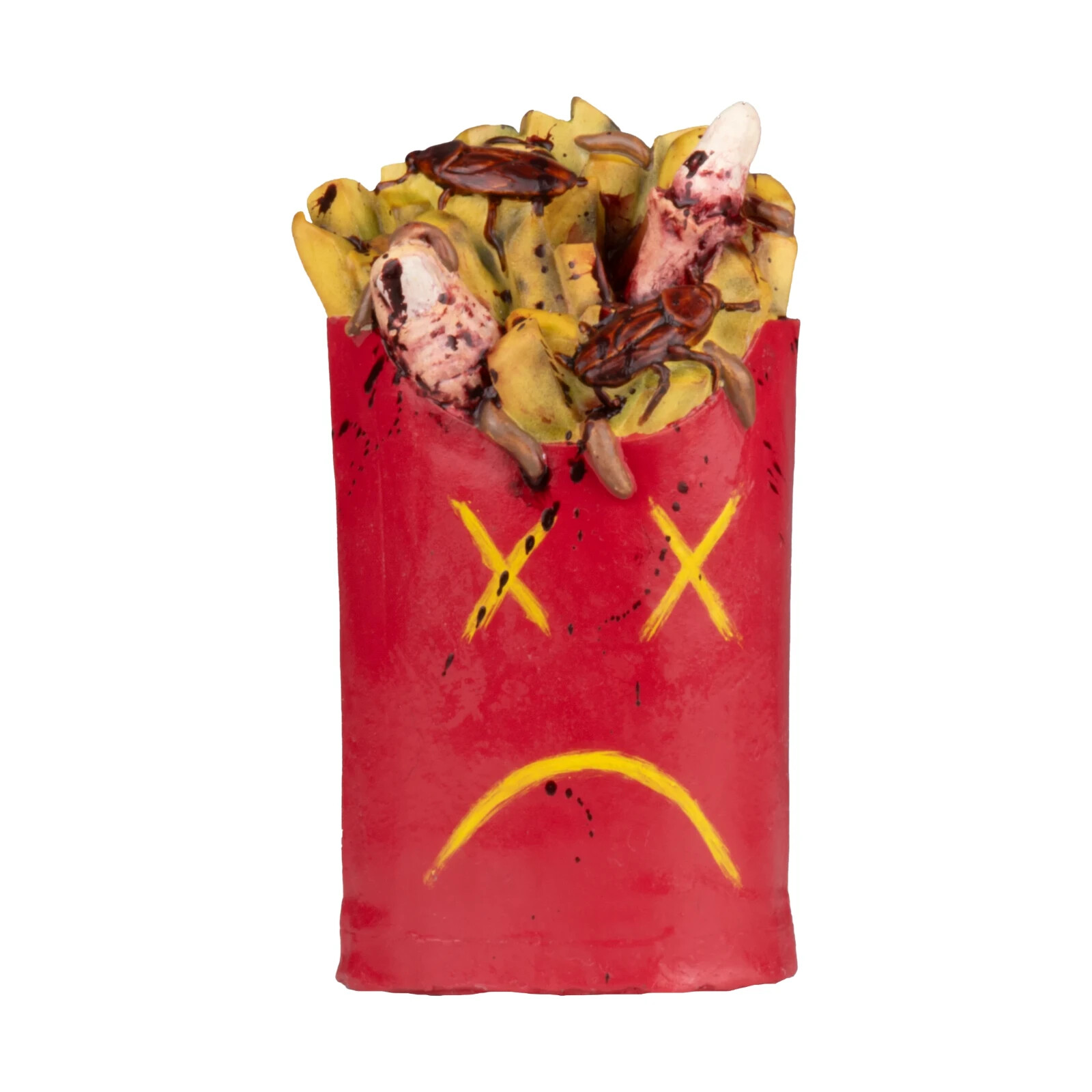 Ghoulish Productions Nasty Fries Nasty Food Halloween Creepy Home Decor