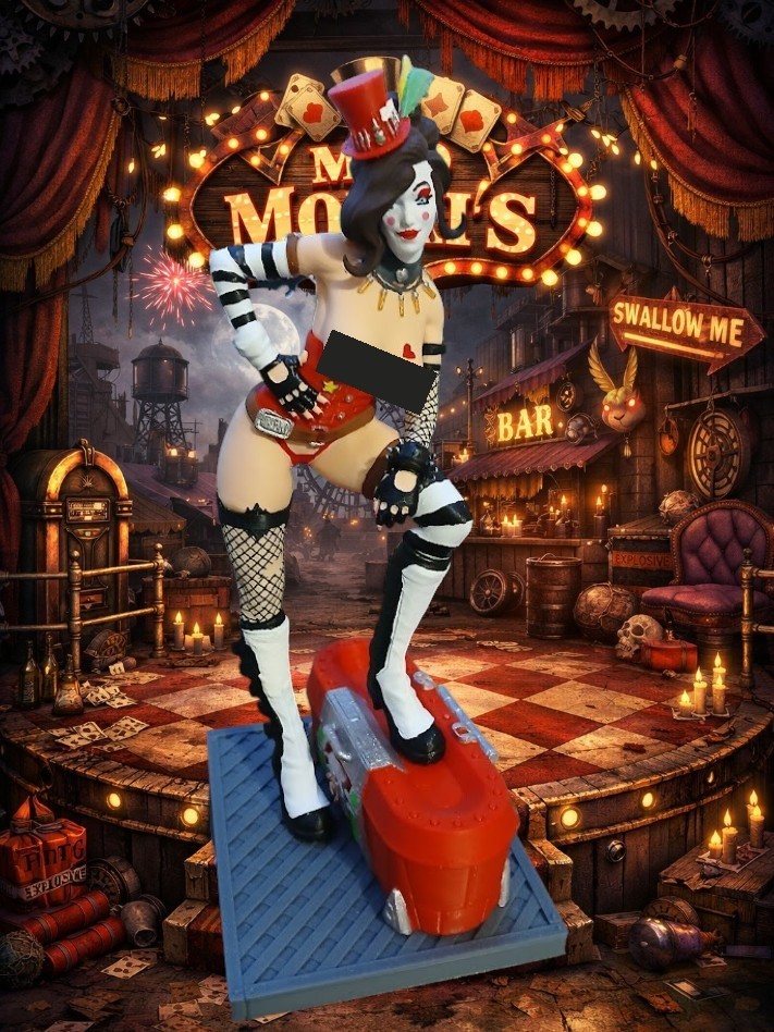 Moxxi nsfw Figure 10.5in