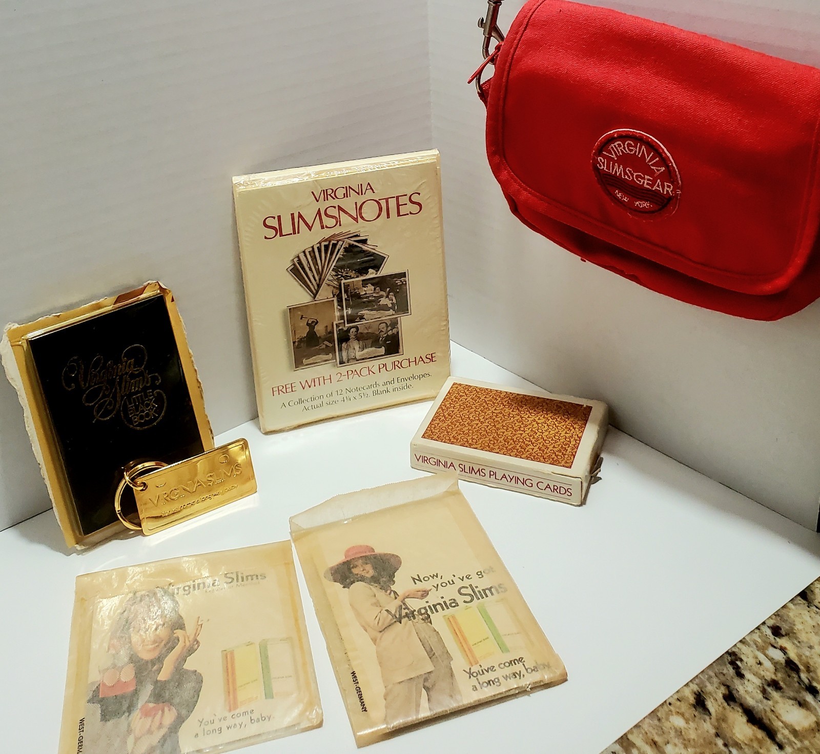 Vintage Virginia Slims Promotional Items Bundle