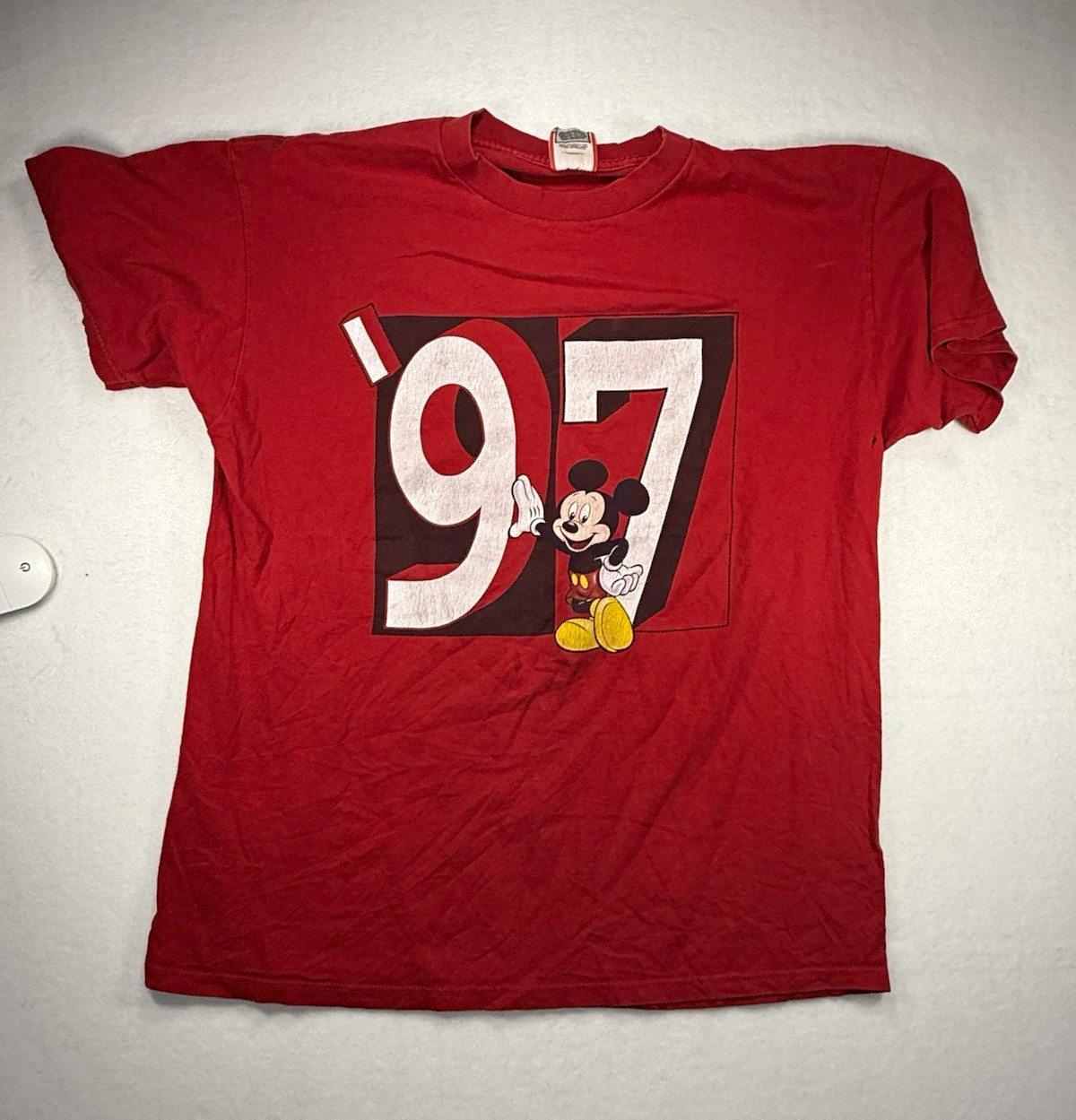 Vintage 1997 Walt Disney World Mickey Mouse T-Shirt Made in USA XL Single Stitch Vintage 1997 Walt Disney World Mickey Mouse T-Shirt Made in USA XL Single Stitch