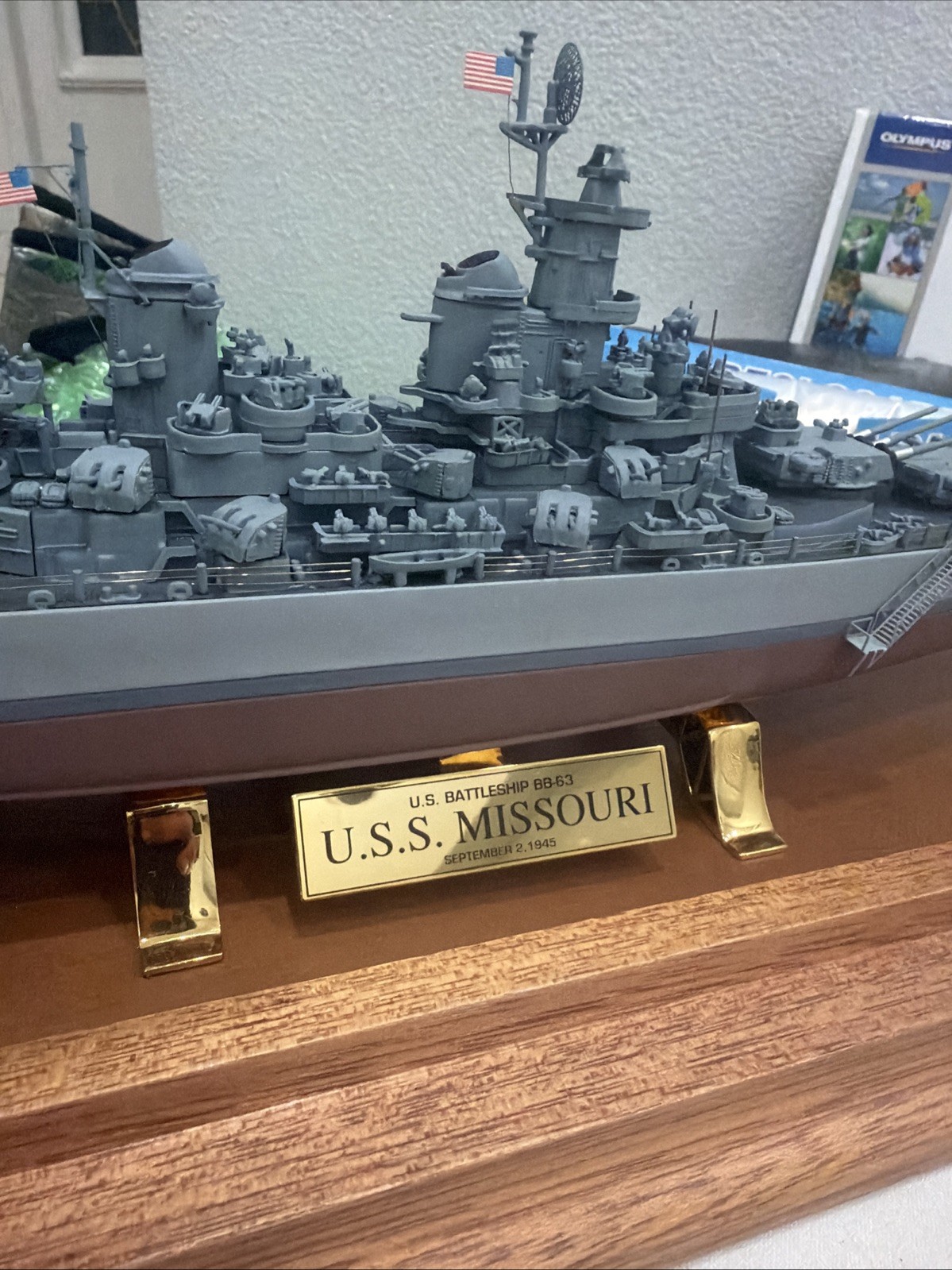Battleship WW2 USS MISSOURI Metal Hull -Model World War 2 Pearl Harbor Franklin Battleship WW2 USS MISSOURI Metal Hull -Model World War 2 Pearl Harbor Franklin