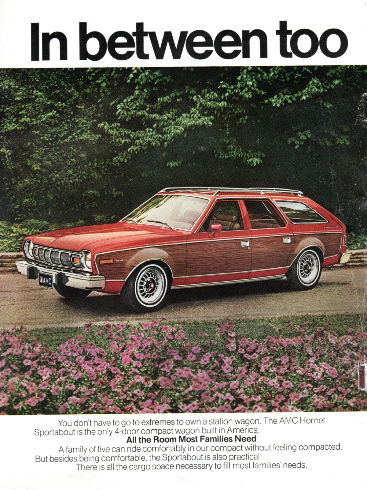 Vintage 1975 AMC Pacer 2-Page Ad Introducing First Wide Small Car American Motor