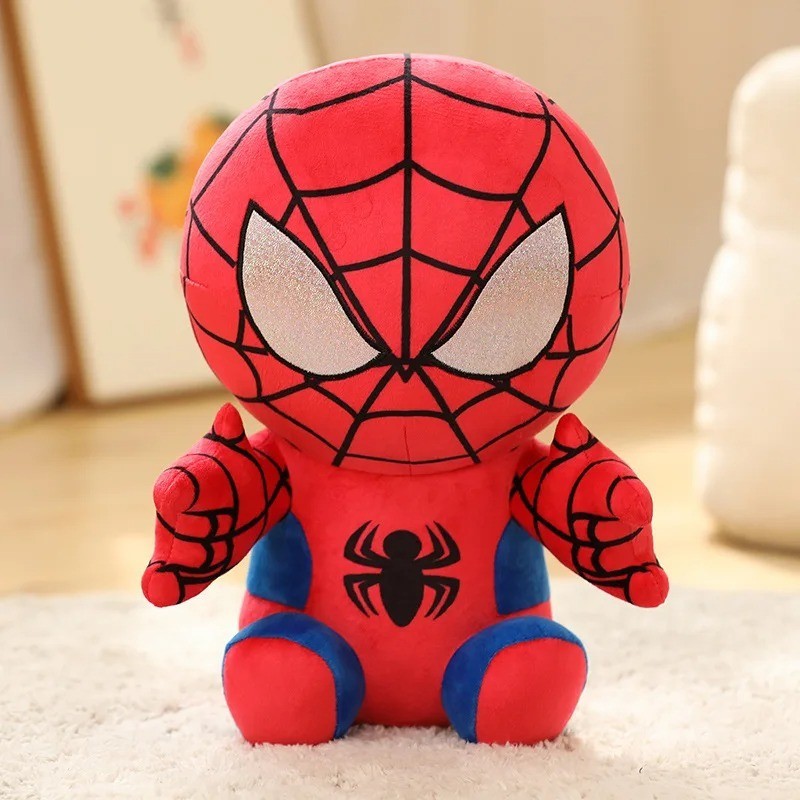 Anime Spider Man Plush Doll Cute Kawaii Stuffed Toy Gift Decor