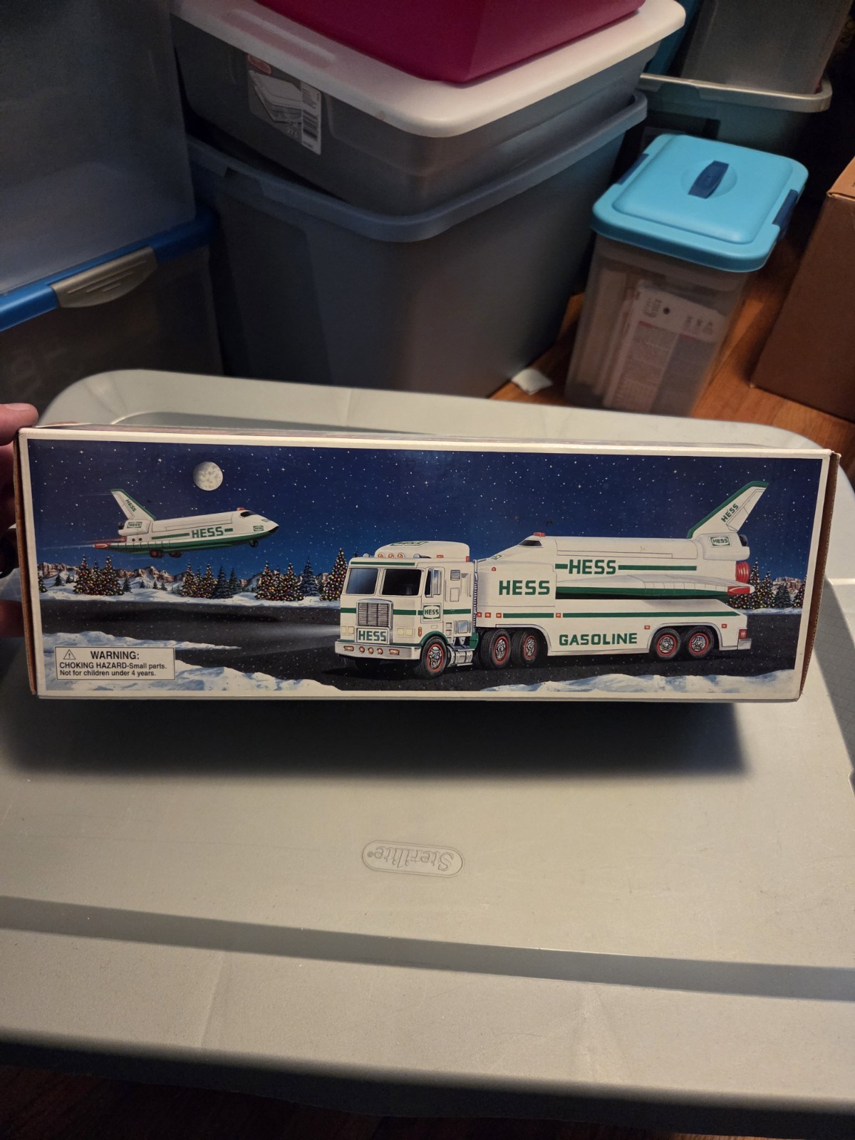 1999 Hess truck Toy Helicopter with Motorcycle and Cruiser New in Box 1999 Hess truck Toy Helicopter with Motorcycle and Cruiser New in Box