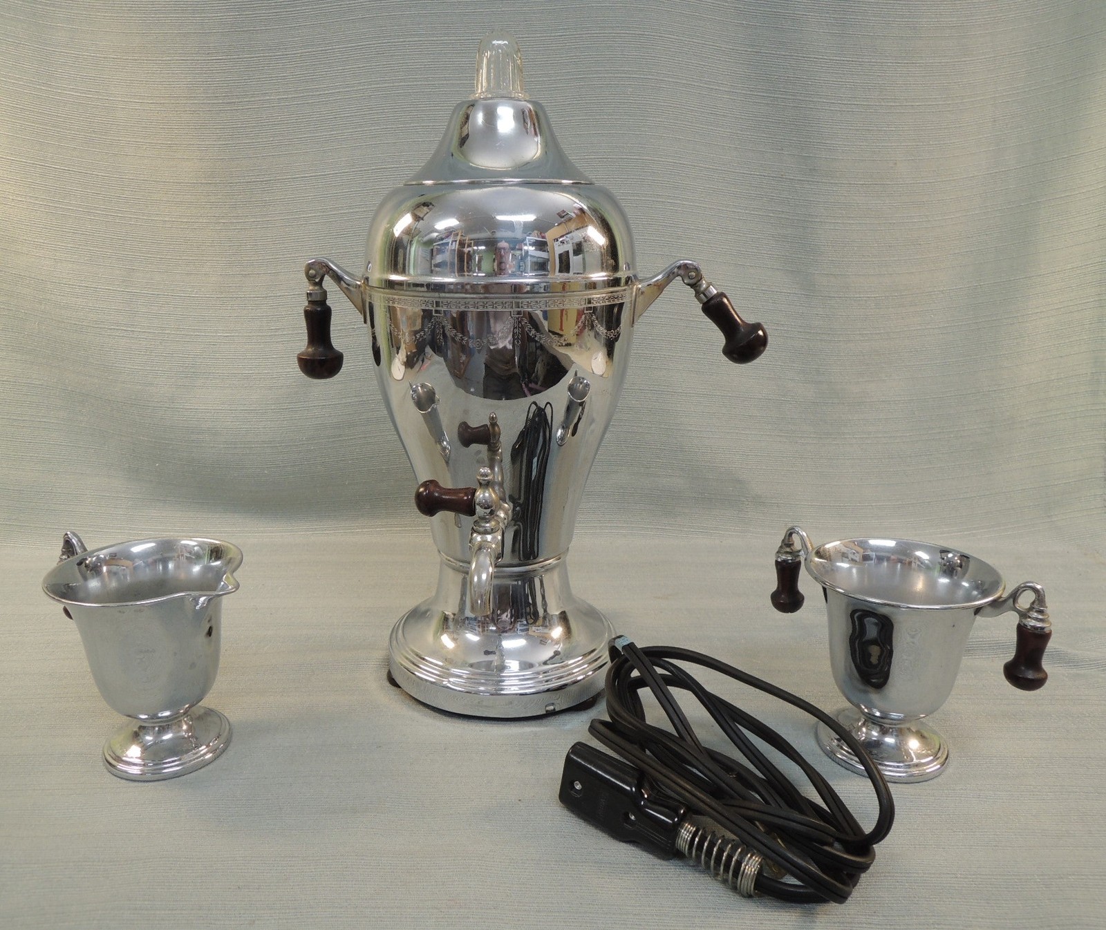 Vintage Farberware Coffee Service Set No. 100 Untested Chrome Plated Vintage Farberware Coffee Service Set No. 100 Untested Chrome Plated