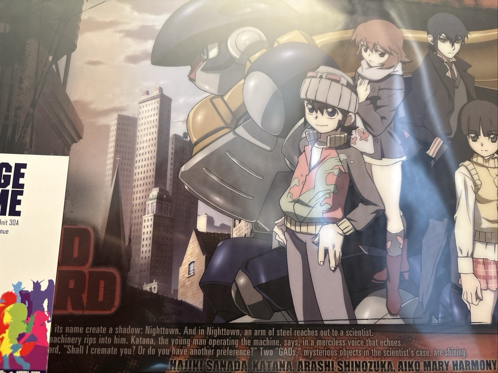 Vintage Gad Guard Pencil Board Shitajiki Anime Japan 7x10 m24 