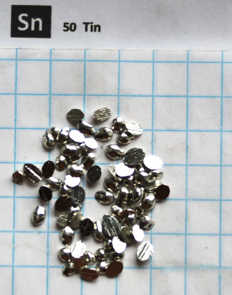 10 gram 99.95% Tin metal element 50 sample