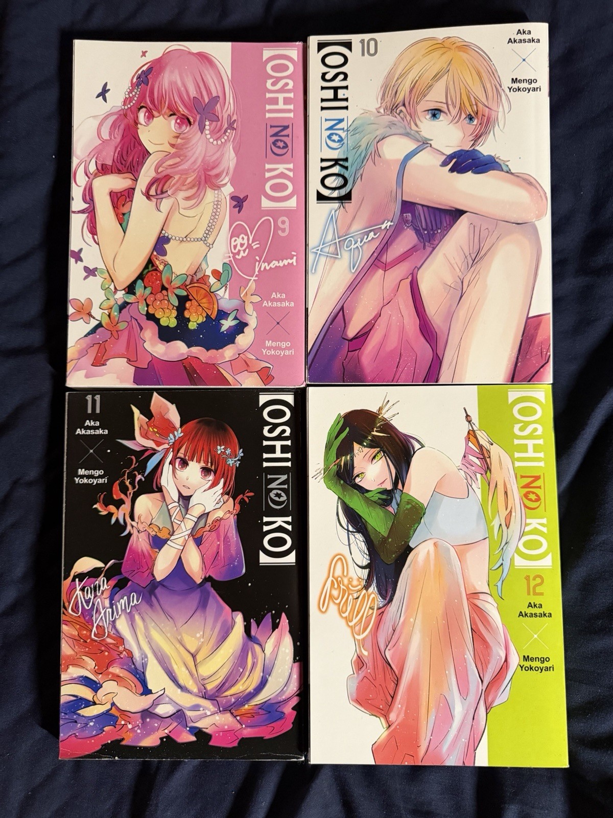 Oshi no Ko Manga Lot Volumes 9-12 English
