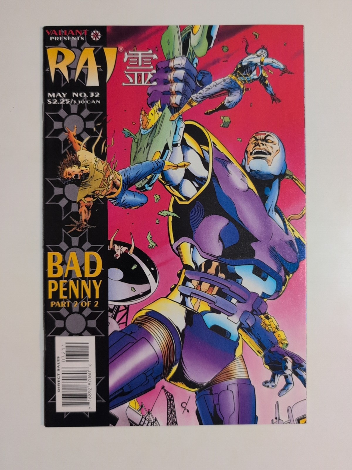 Rai #32 Comic Book Valiant Comics 1994