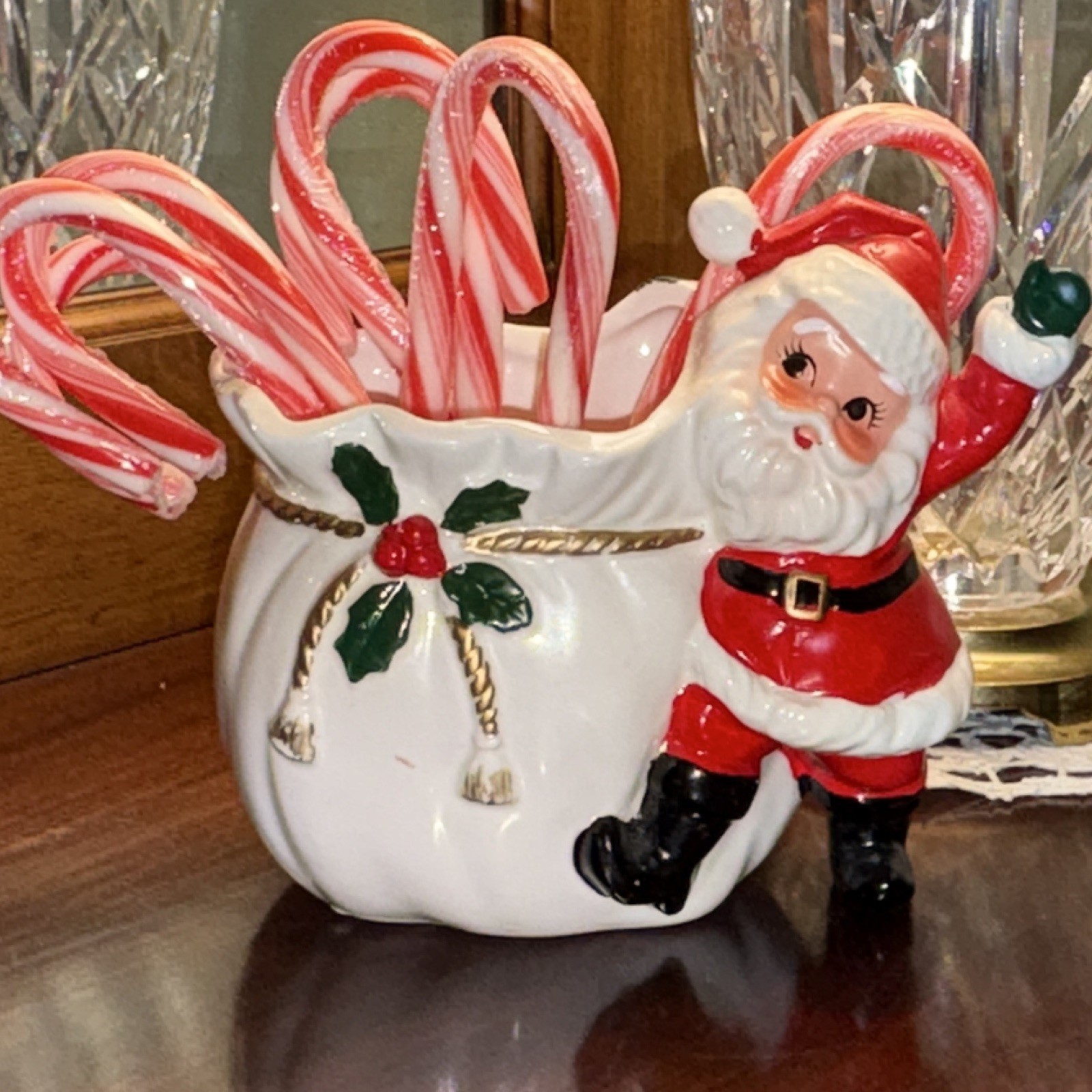 Vintage 1950’s Japan Ceramic Santa Christmas Napco Norcrest Relpo Holt Howard