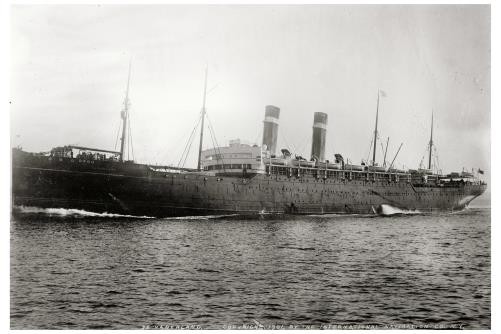 Photo:S.S. VADERLAND,1901,ship,vessel,boat,Bain News Service