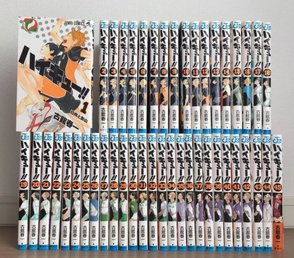 4books set USED Haikyuu manga 1-45 volumes Jump comics Haruichi Furudate 4books set USED Haikyuu manga 1-45 volumes Jump comics Haruichi Furudate