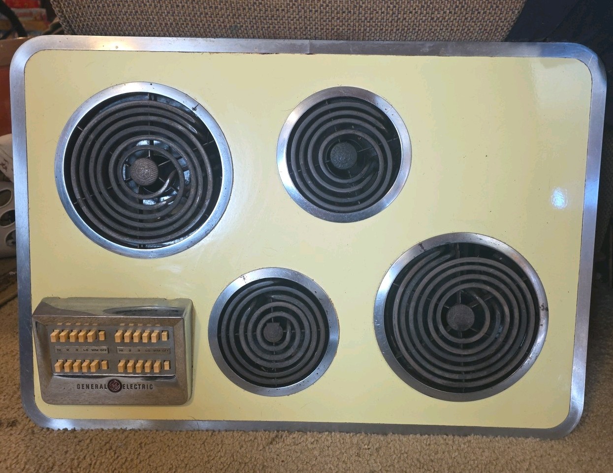 General Electric Stovetop Vintage Style