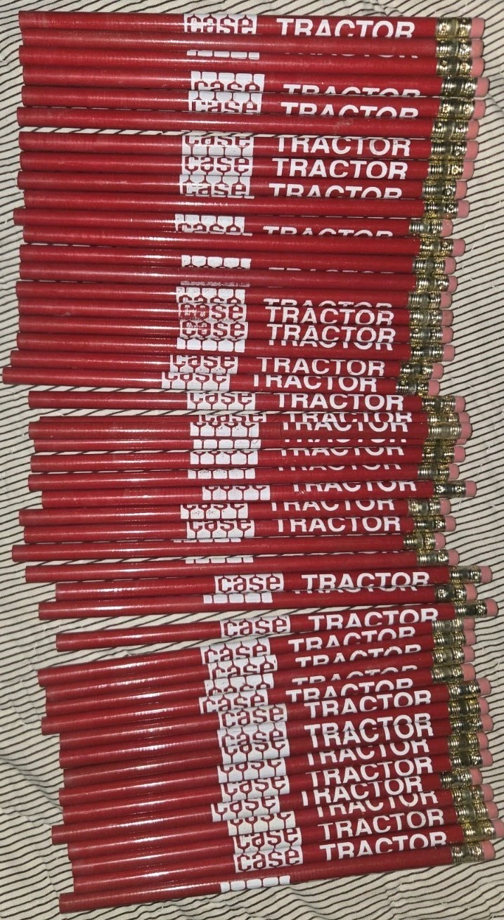 LOT OF 48 CASE TRACTOR ADVERTISING PENCILS NOS