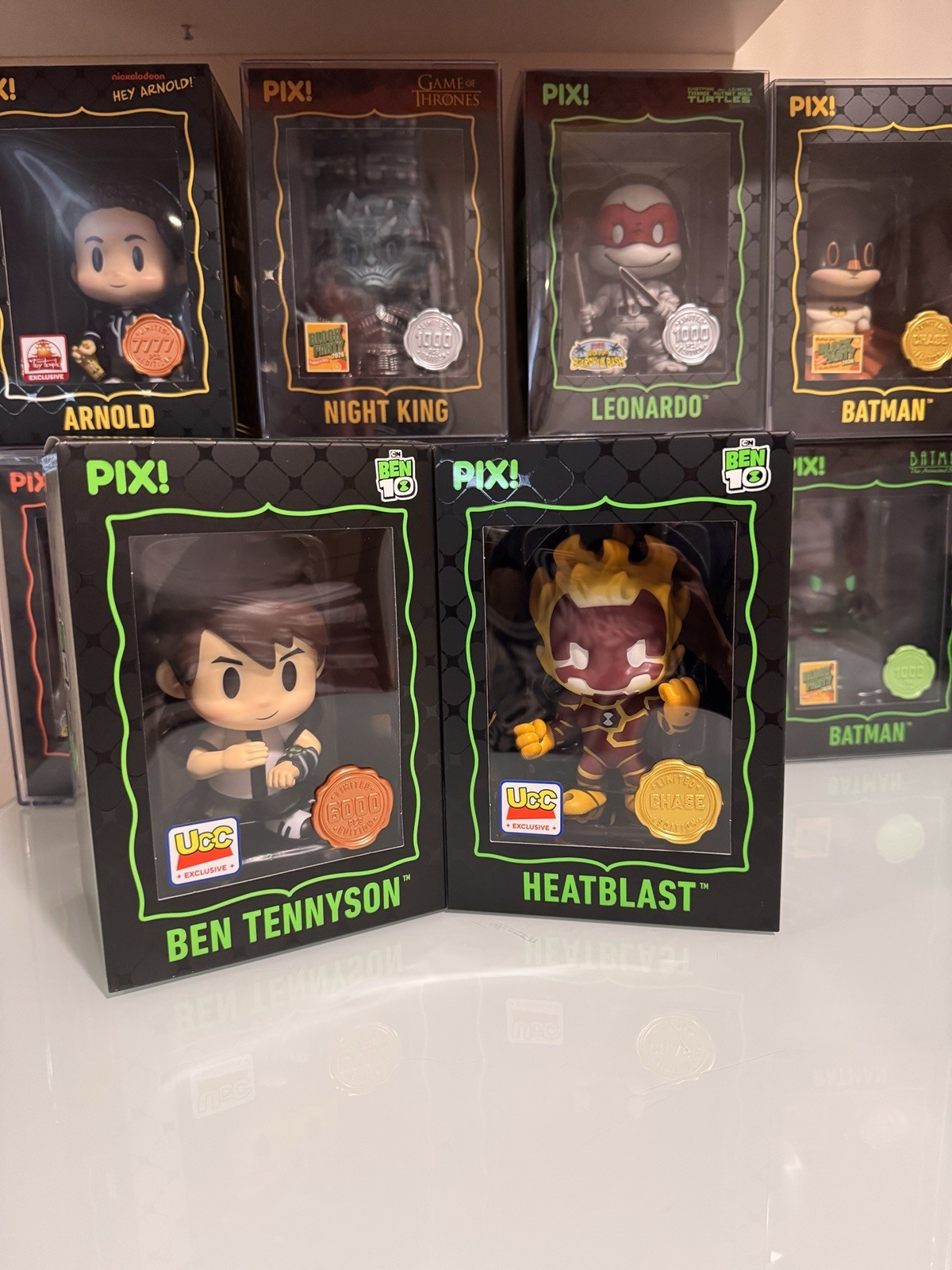 Thrilljoy Ben 10 Heatblast Chase & Ben 10 Hero Set UCC Exclusive Thrilljoy Ben 10 Heatblast Chase & Ben 10 Hero Set UCC Exclusive