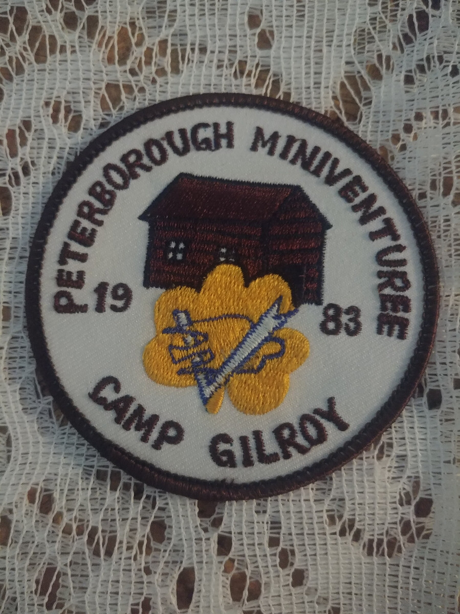 BOY SCOUT 1983 PETERBOROUGH MINIVENTURE CAMP GILROY