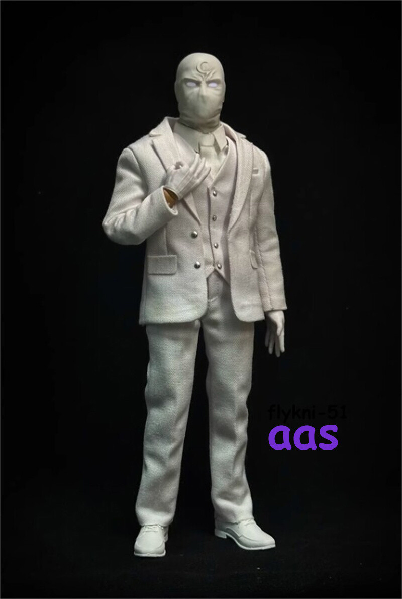 1/12 Moon Knight Mr. Knight Suit Style Atoncustom Action Figure Damage Version 1/12 Moon Knight Mr. Knight Suit Style Atoncustom Action Figure Damage Version