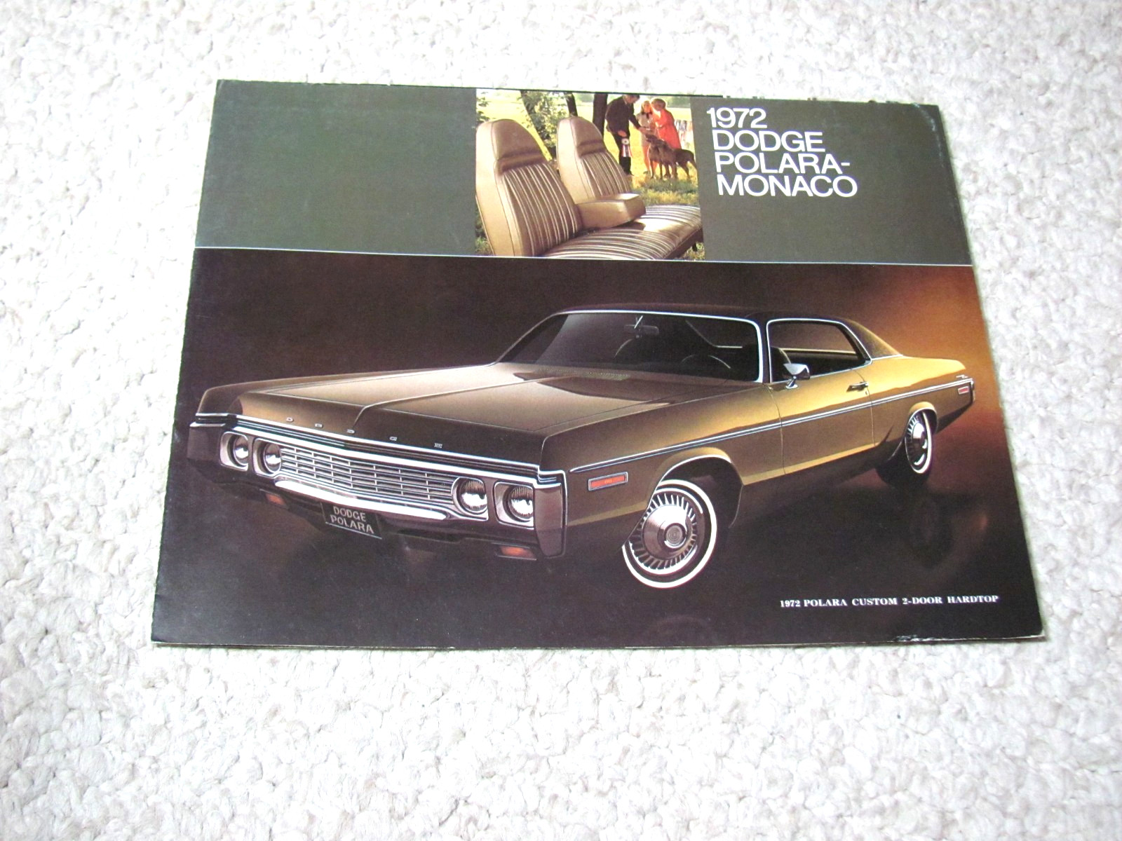 1972 DODGE POLARA & MONACO (USA) SALES BROCHURE ..