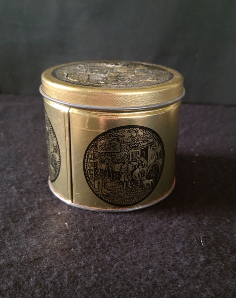 Vintage Peterson\'s Quality Nuts Tin Collectors Advertising Imperial Cashews