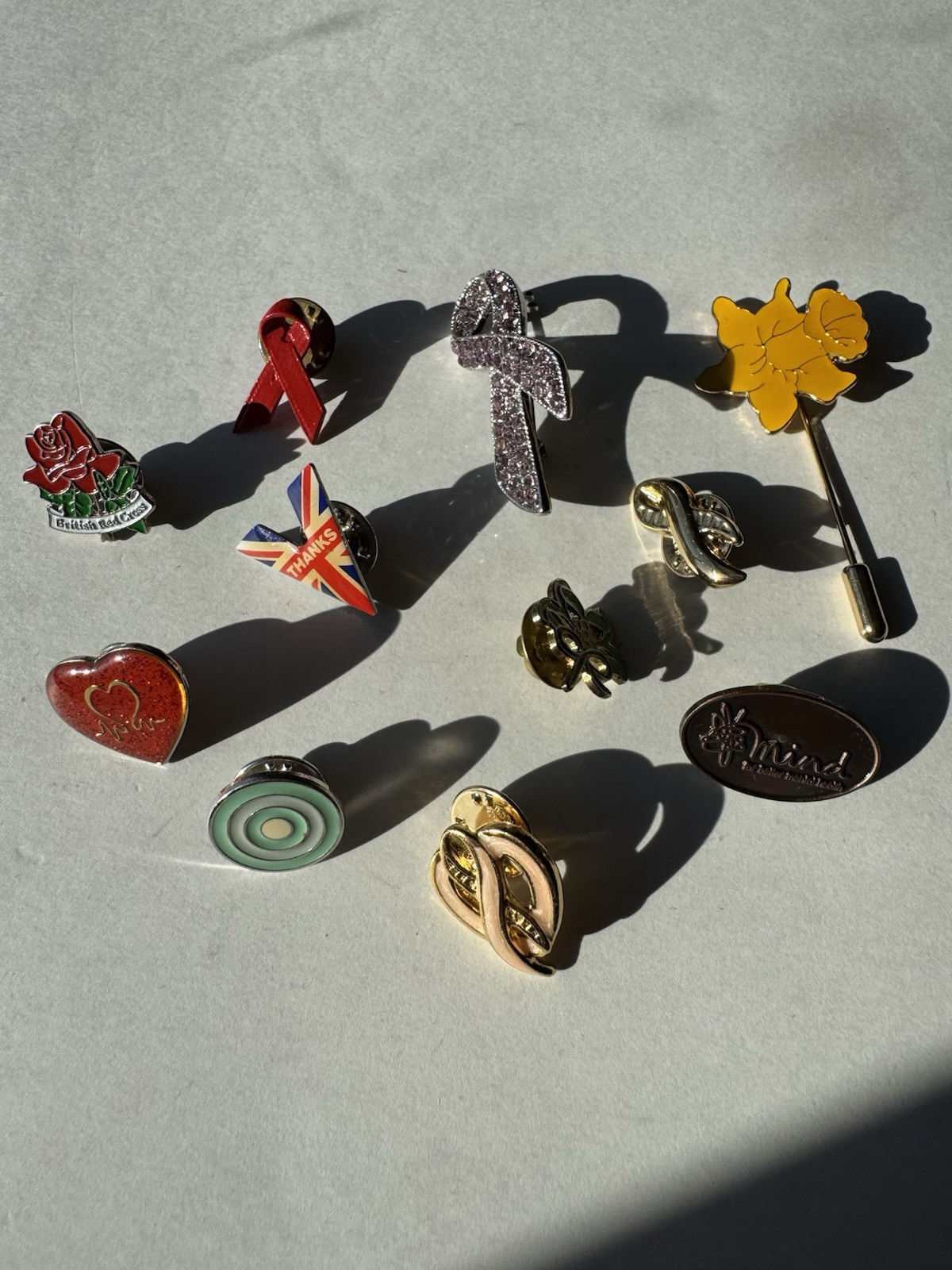 Joblot 11 x Charity Enamel Pin Badges Bundle Joblot 11 x Charity Enamel Pin Badges Bundle