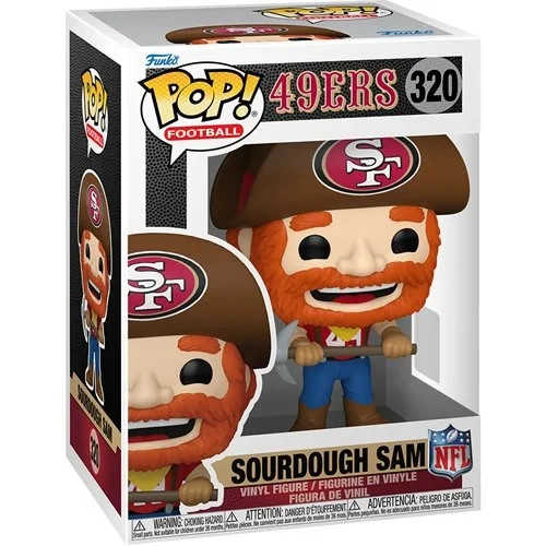 Funko Pop NFL:  San Francisco 49ers Mascot Sourdough Sam Vinyl Figure #320