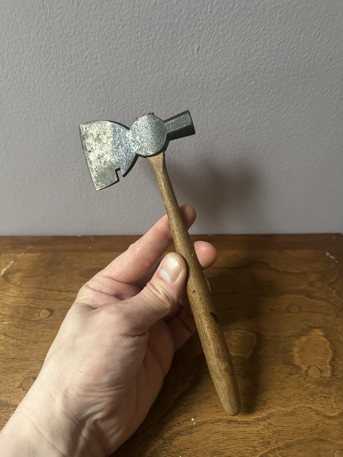 Unbranded Small Miniature Toy Axe Hatchet Salesman Sample 9” Long Vintage