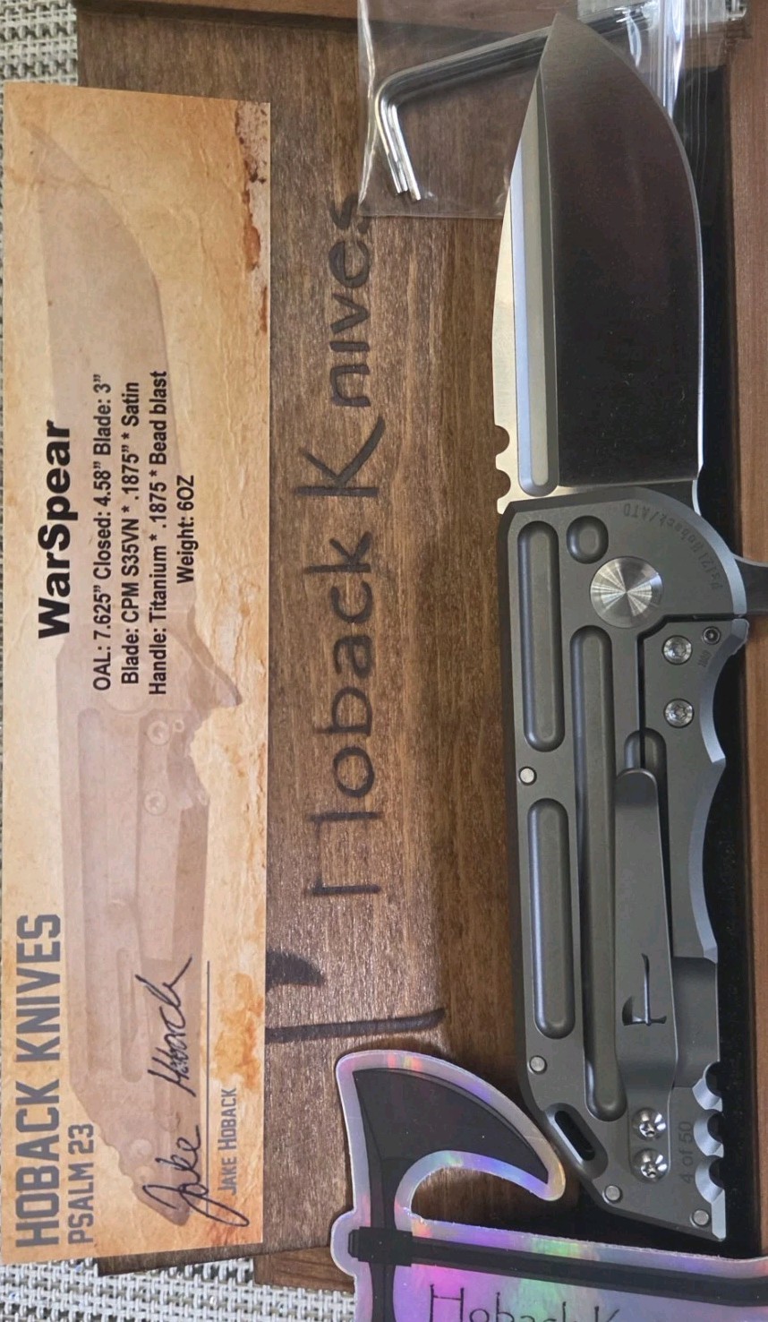 Jake Hoback Warspear-Satin- #4 Of 50