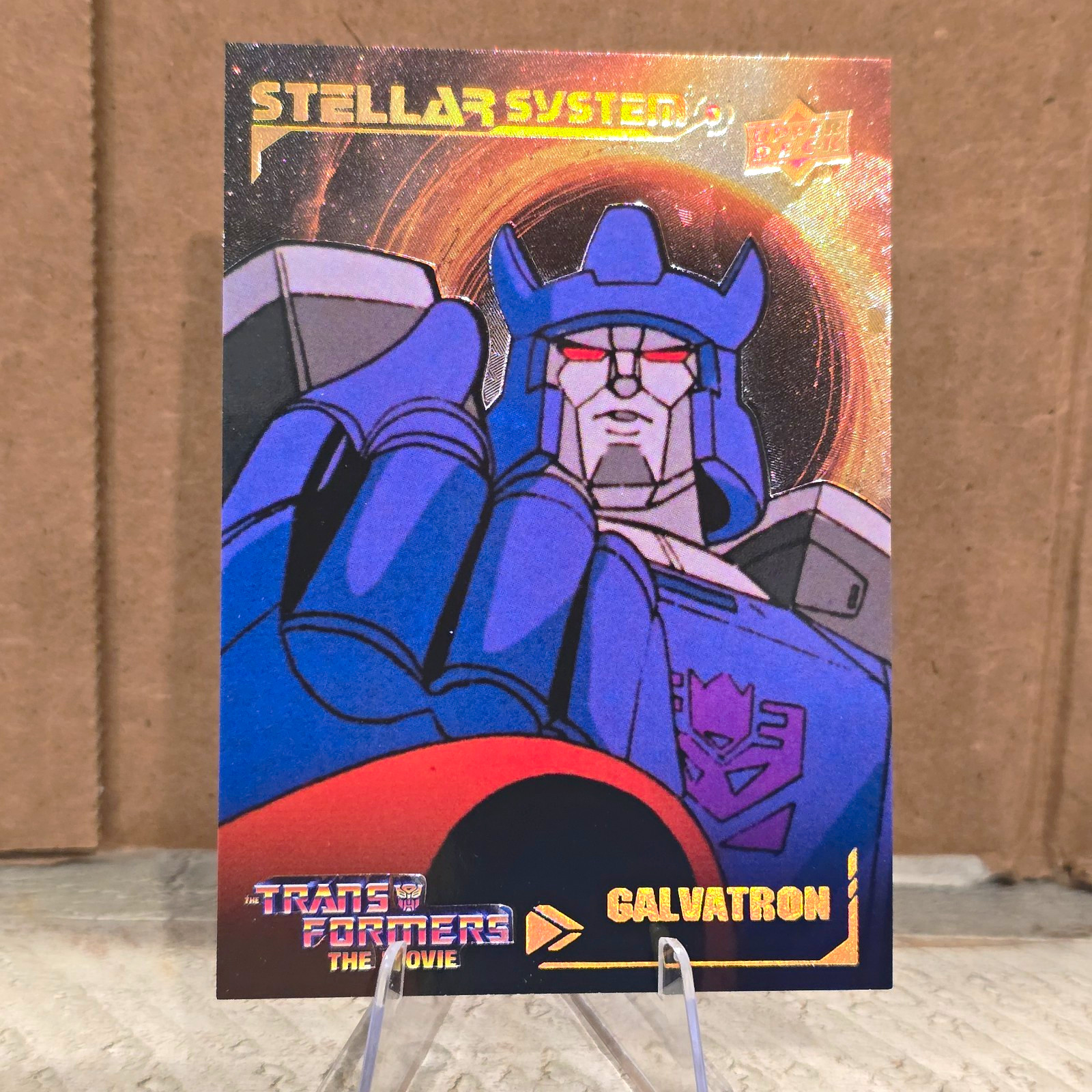 2026 Upper Deck Transformers Movie 40th Galvatron Black Hole /25 SS-9 2026 Upper Deck Transformers Movie 40th Galvatron Black Hole /25 SS-9