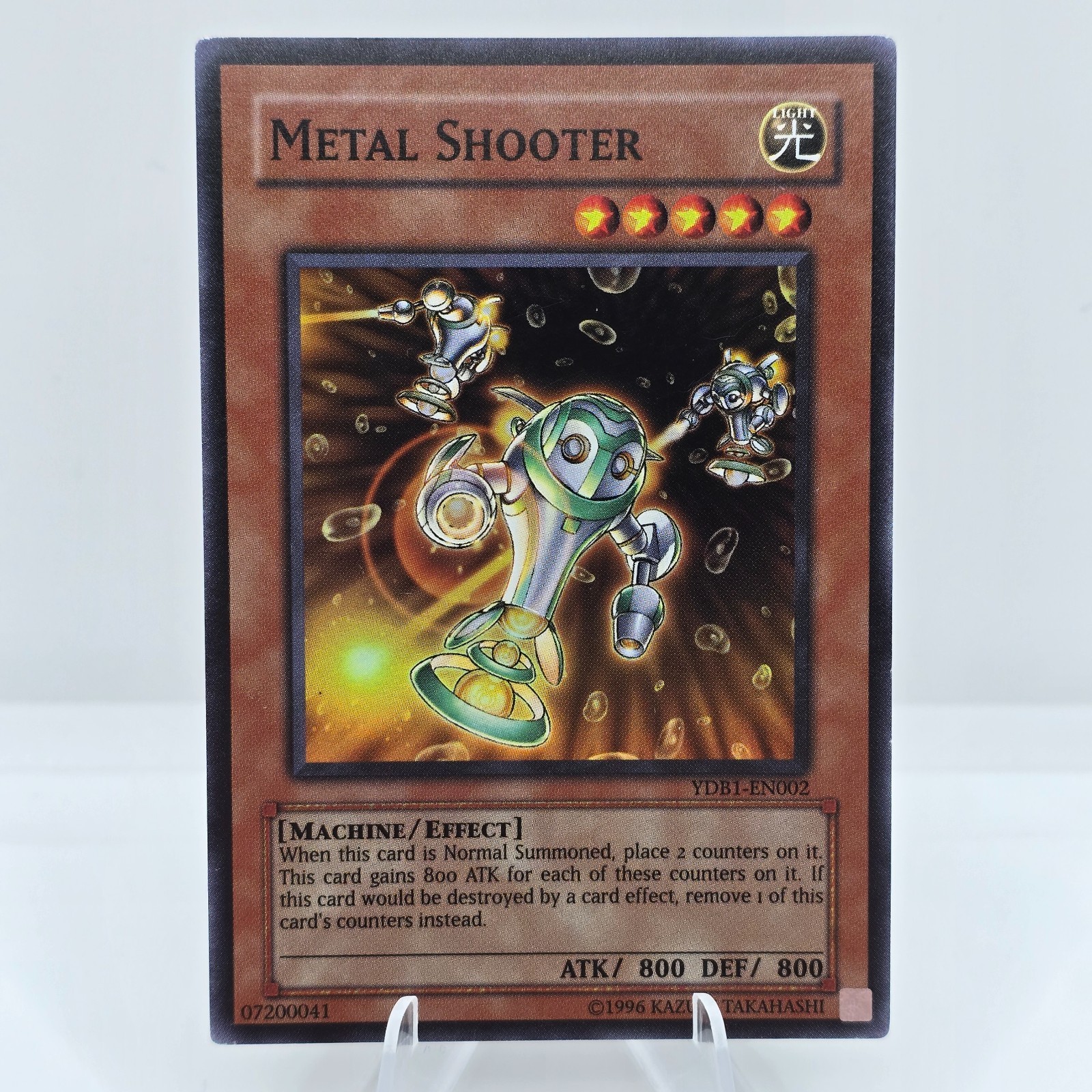 Yu-Gi-Oh Metal Shooter YDB1-EN002 Super Rare DS GX Card Almanac Promo Card LP Yu-Gi-Oh Metal Shooter YDB1-EN002 Super Rare DS GX Card Almanac Promo Card LP