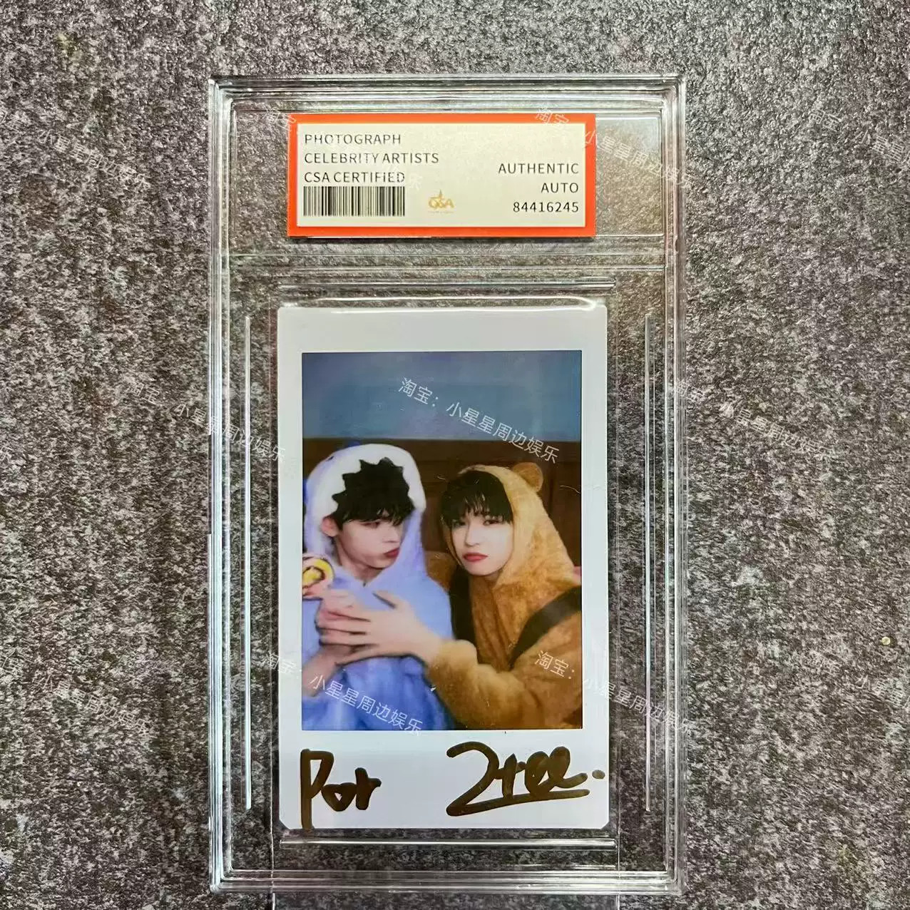 Teeteepor Autograph Photos Signature 3 Inch Collection Gift Teeteepor 亲笔签名小卡认证 Teeteepor Autograph Photos Signature 3 Inch Collection Gift Teeteepor 亲笔签名小卡认证