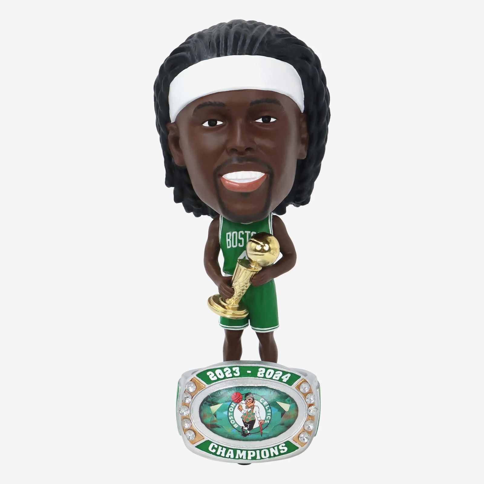 Jrue Holiday Boston Celtics 2024 NBA Champions Ring Base Bighead Bobblehead NBA Jrue Holiday Boston Celtics 2024 NBA Champions Ring Base Bighead Bobblehead NBA