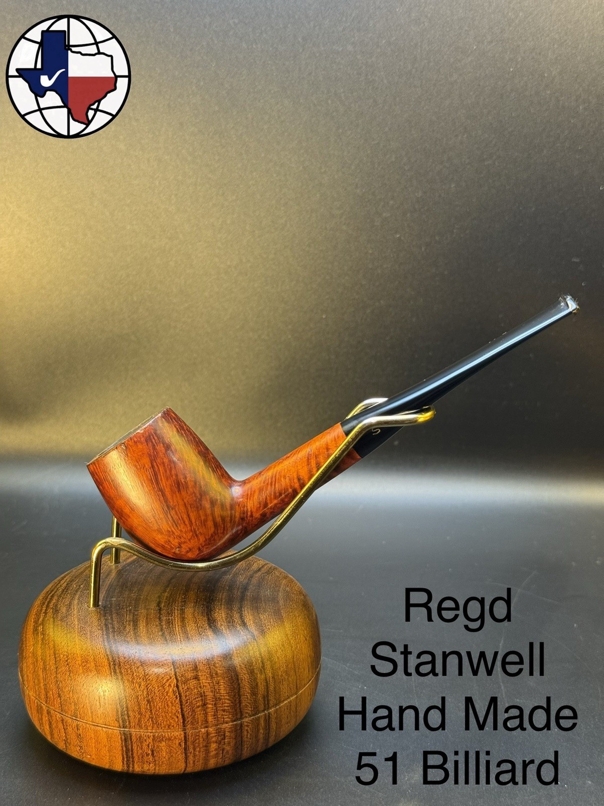 Vintage Regd Stanwell Hand Made 51 Billiard Tobacco Pipe