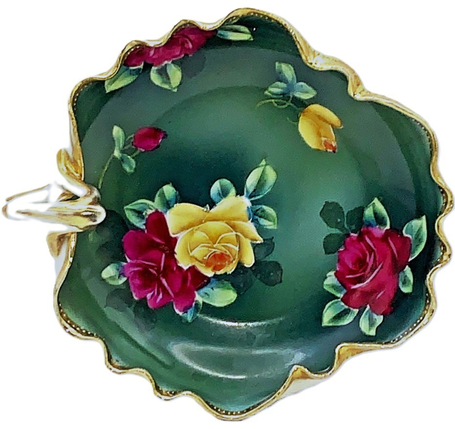 Pin Trinket Candy Antique Nippon Japan Hndptd Moriage Ruffle Rim 6 Pin Trinket Candy Antique Nippon Japan Hndptd Moriage Ruffle Rim 6