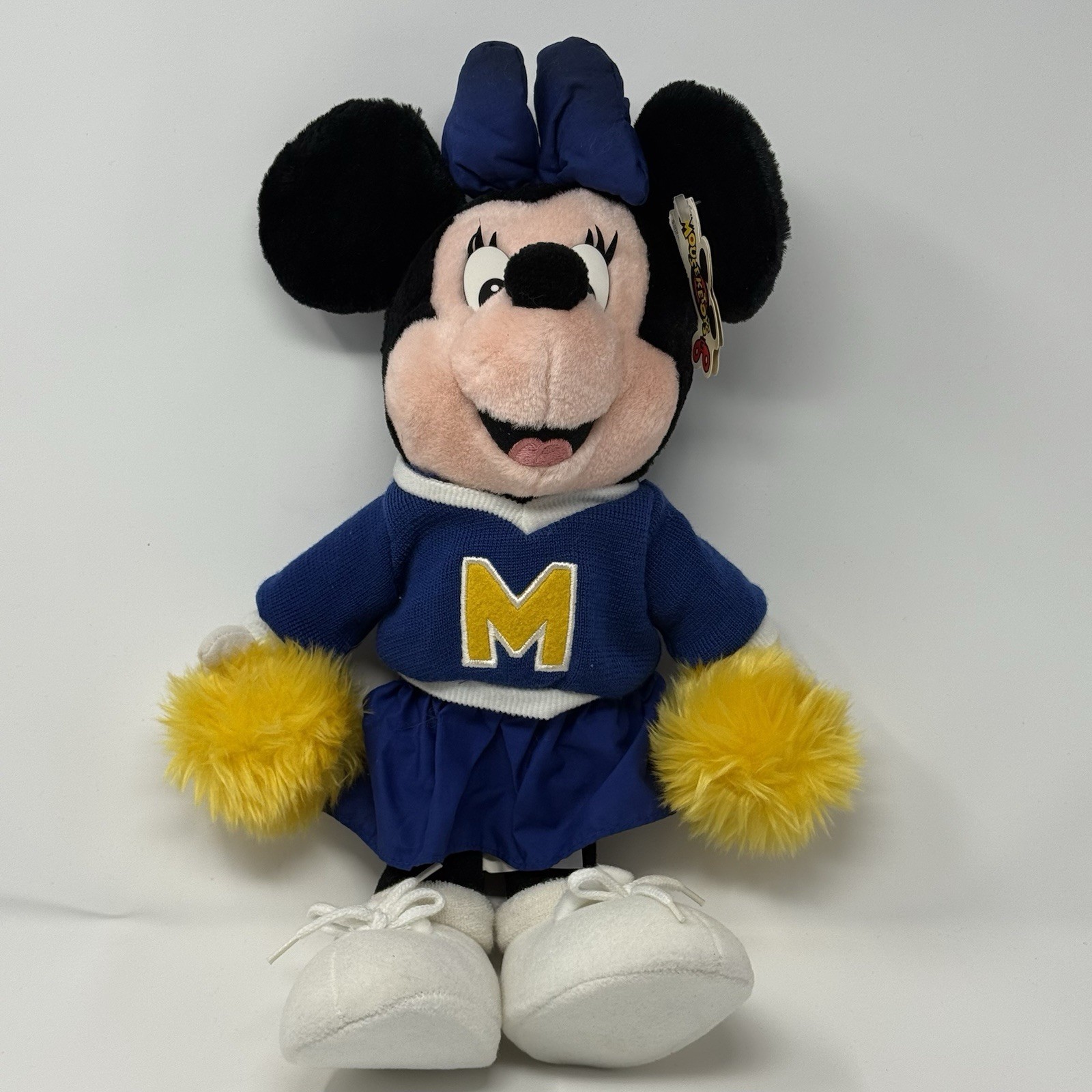 NWT Vintage Disneyland Minnie Mouse Cheerleader pom poms 16\