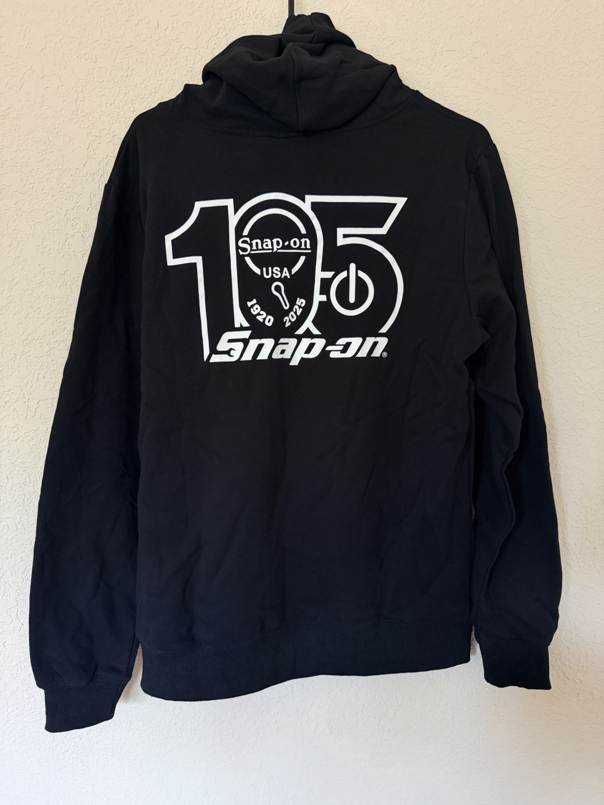 snap-on tools promotion NEW sweater hoodie snap on size Small long sleeve black