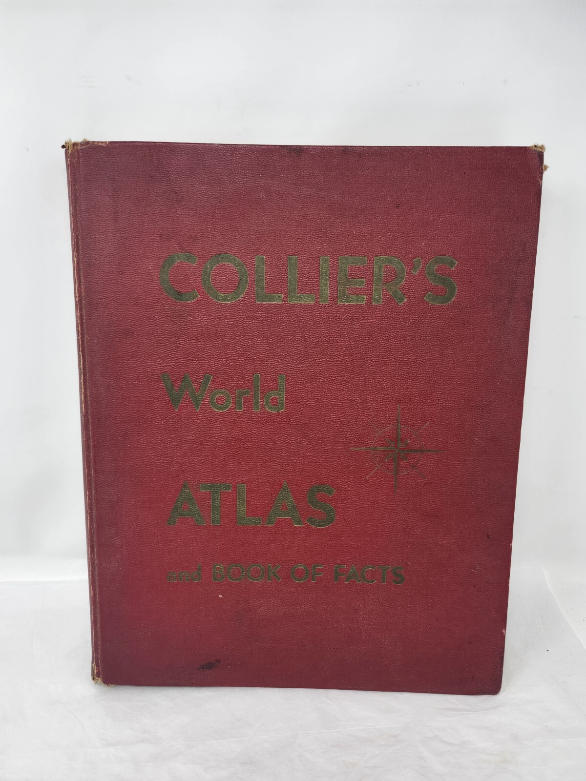 Vintage Colliers World Atlas & Book of Facts Rand Mcnally 1960 Printed in USA
