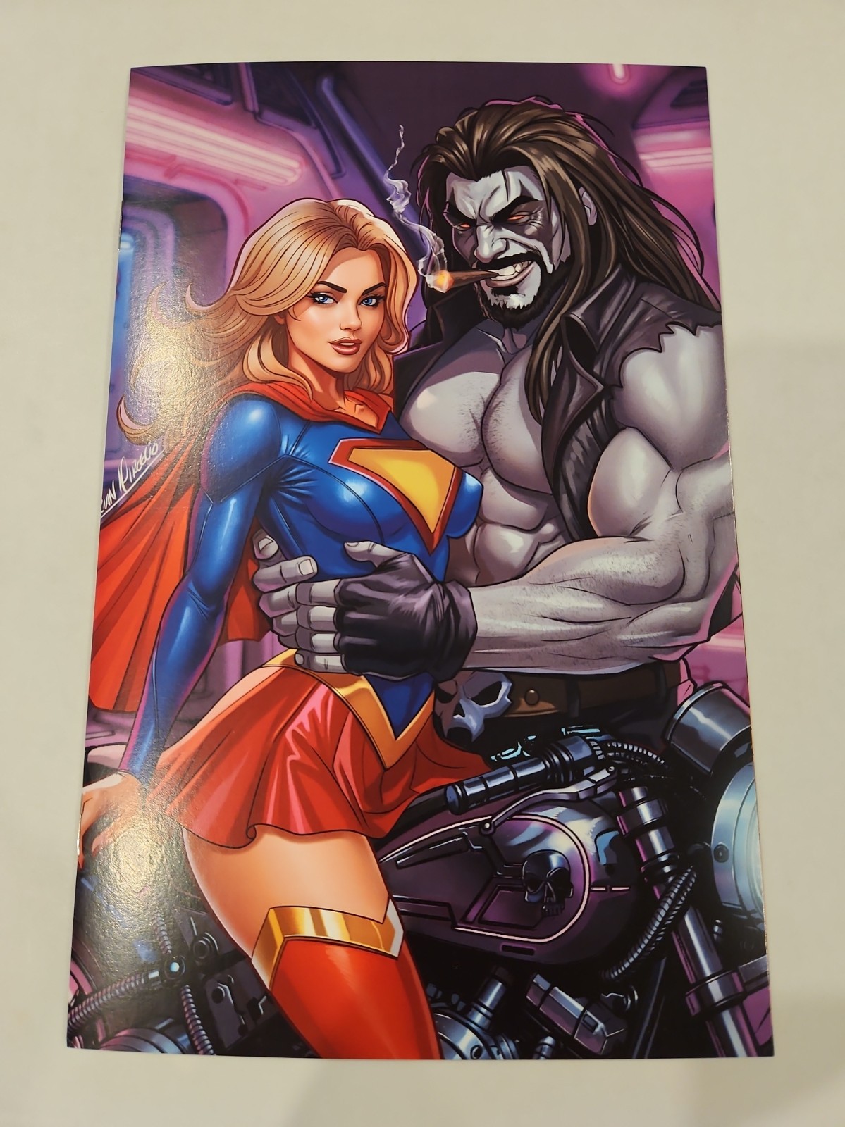 Duty Calls Girls #3 Wild Ride Lobo & Supergirl Cosplay Nice LTD 60