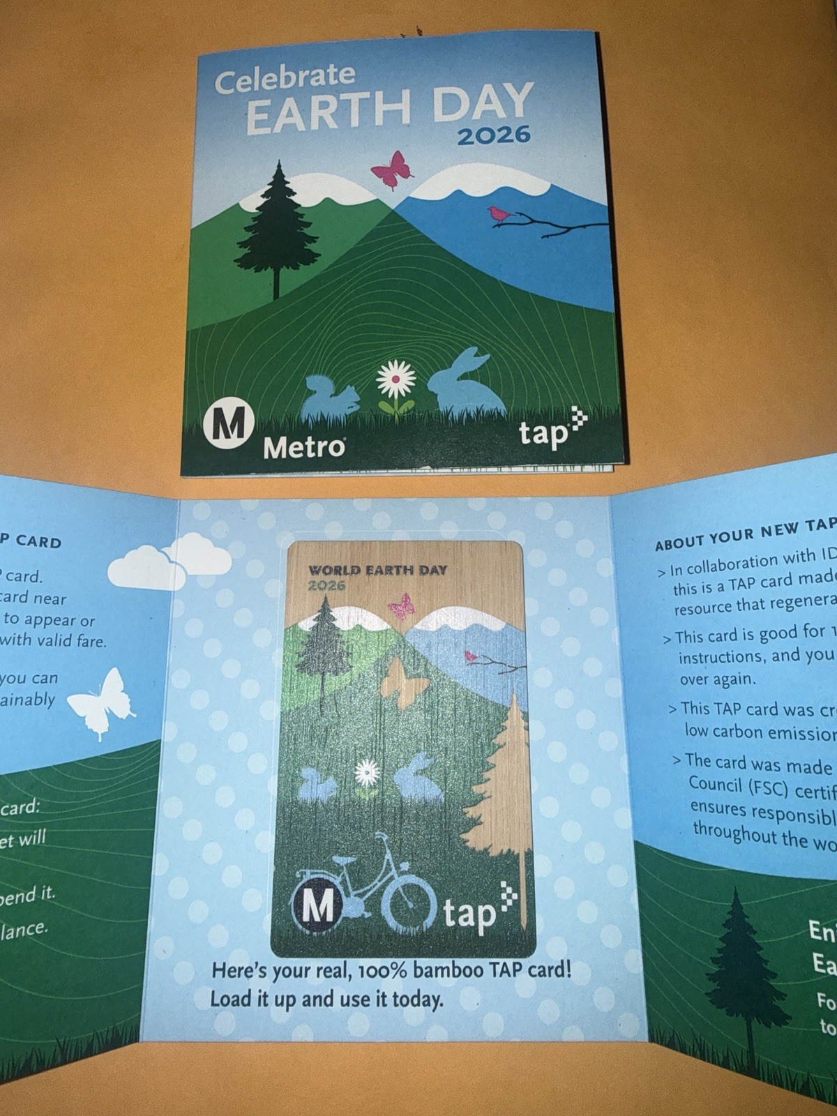 L.A Metro Tap Card - Earth Day 2026 (Bamboo) L.A Metro Tap Card - Earth Day 2026 (Bamboo)