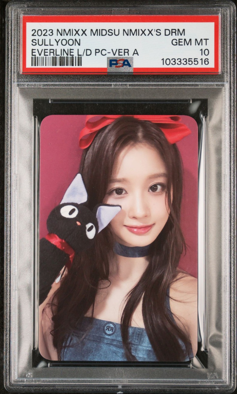 SULLYOON NMIXX A MIDSUMMER DREAM EVERLINE LUCKY DRAW VER A GEM MINT PSA 10