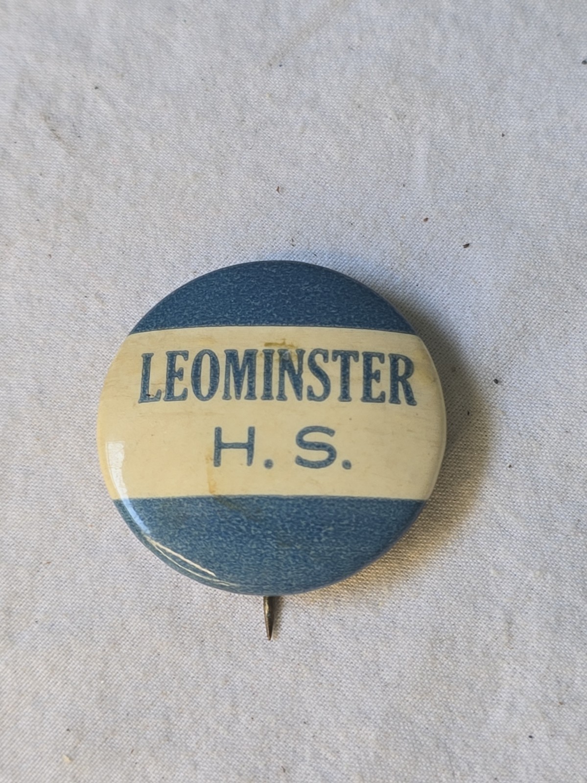 Vintage 1930's Leominister High School Pinback Button Leominister MA Vintage 1930's Leominister High School Pinback Button Leominister MA