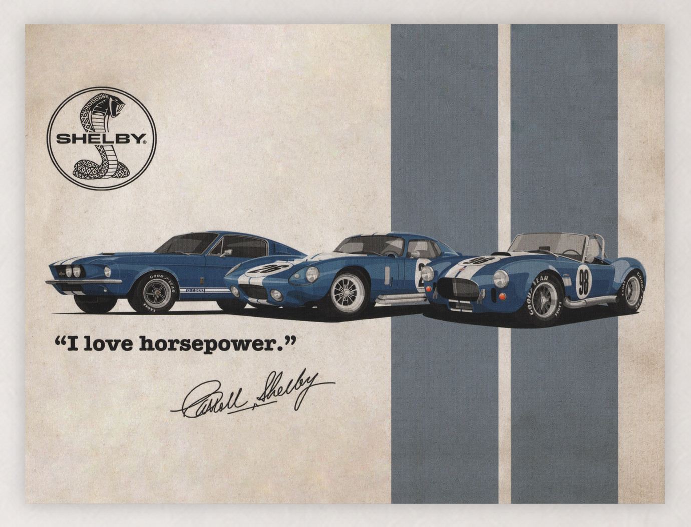 24X18 CARROLL SHELBY \