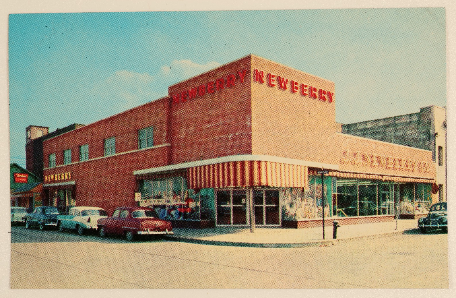 Vintage Postcard 1956 J.J. Newberry Store Dover NJ Five & Dime Unposted